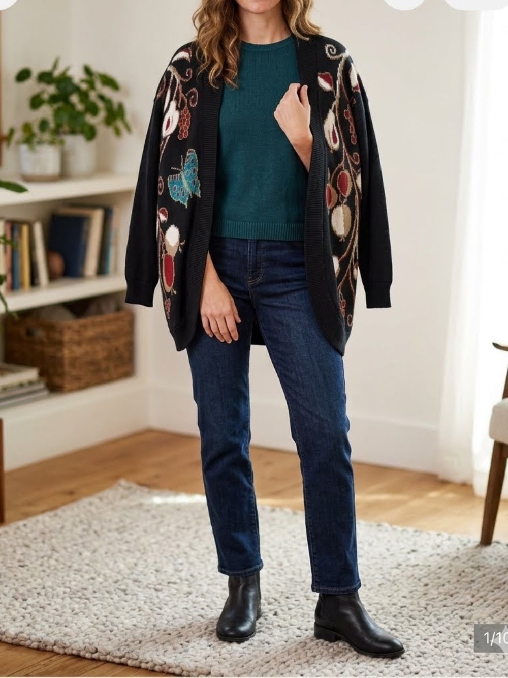 STRAWBERRY collection open closure cardigan